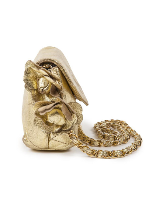 Petit sac doré CHANEL 