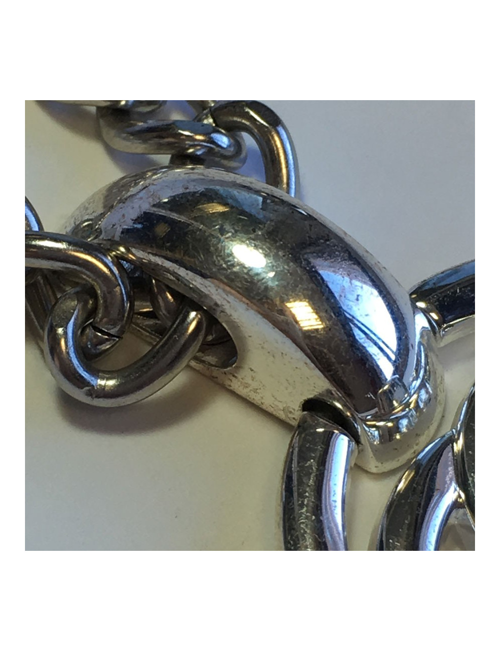 CHANEL necklace in silver