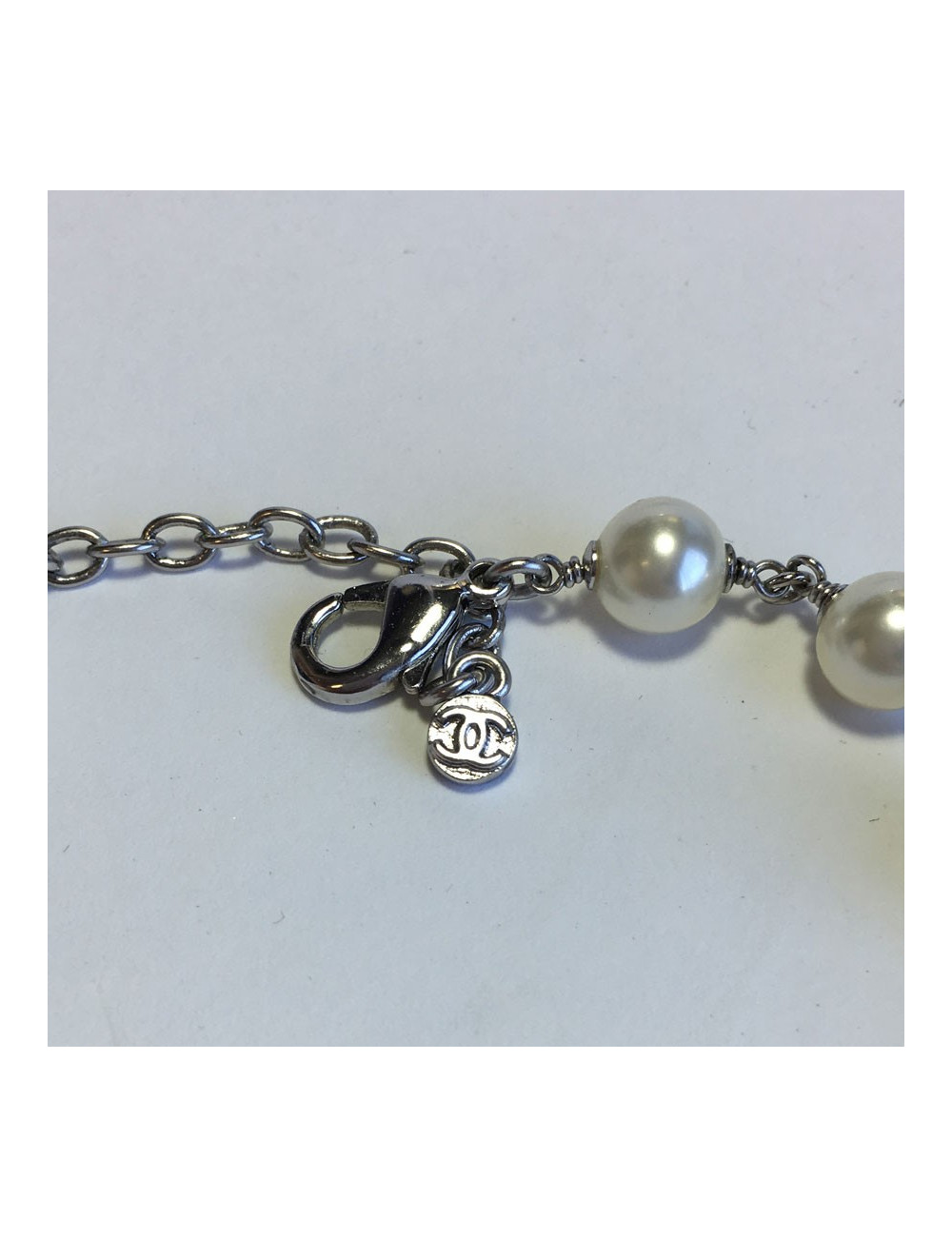 Sautoir CHANEL noeud avec brillants