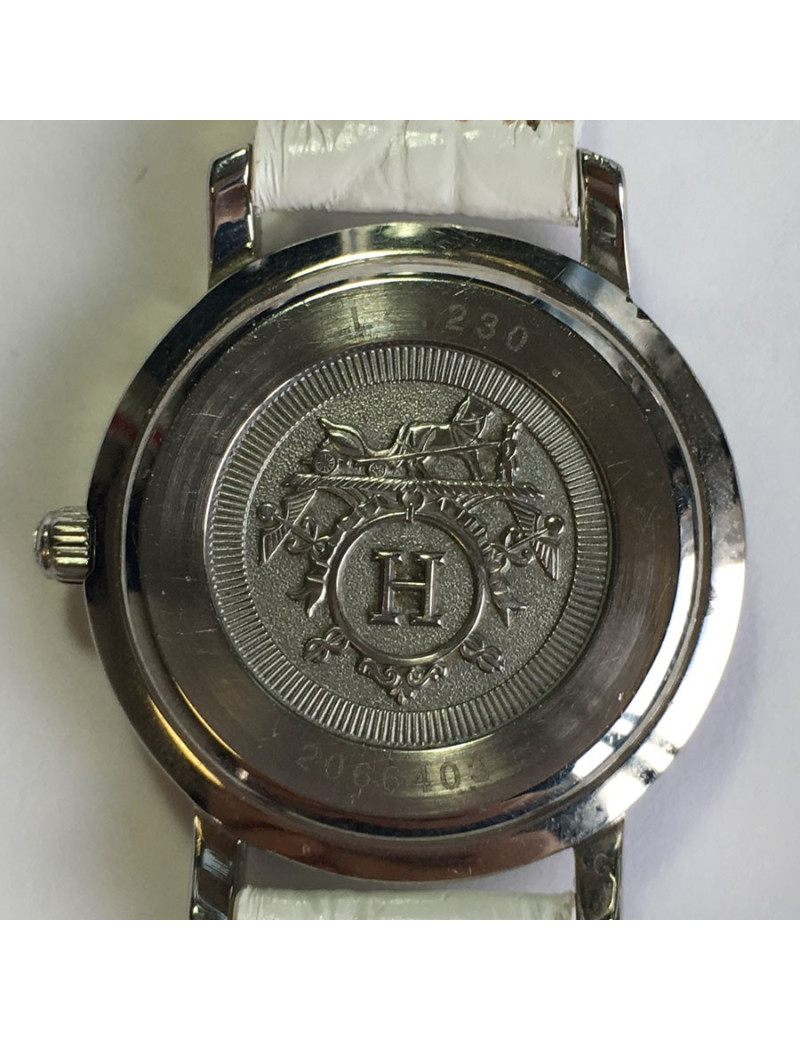 HERMES Clipper watch in steel