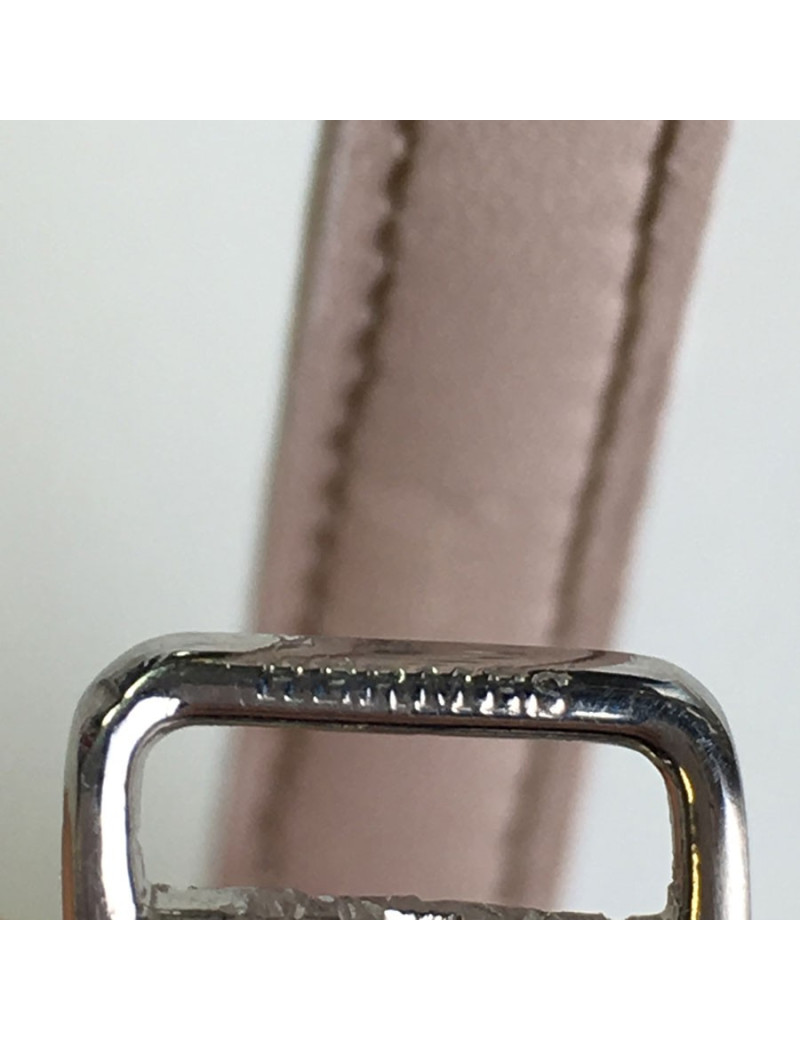 Montre HERMES Clipper acier et brillants