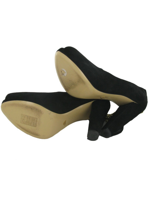 Esacarpins daim noir EMPORIO ARMANI