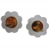 Couture CHANEL Pearl Pearl ear clips