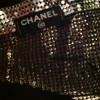 CHANEL sweater in black cashmere and removable neck chainmail