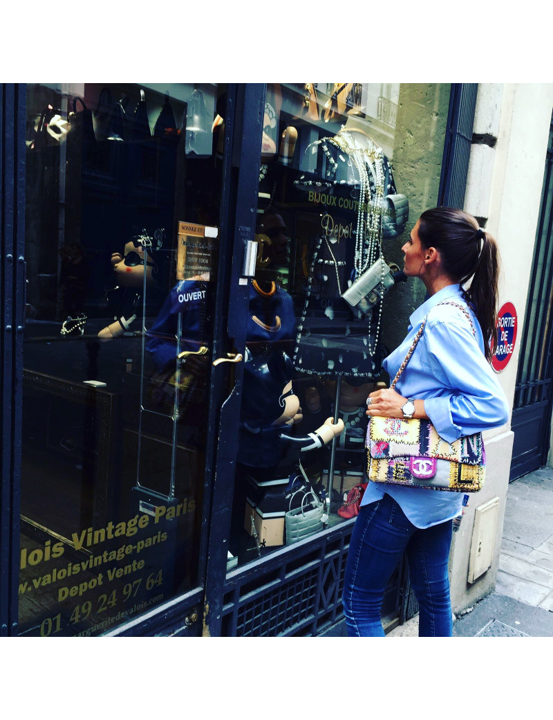 Sac jumbo CHANEL patchwork