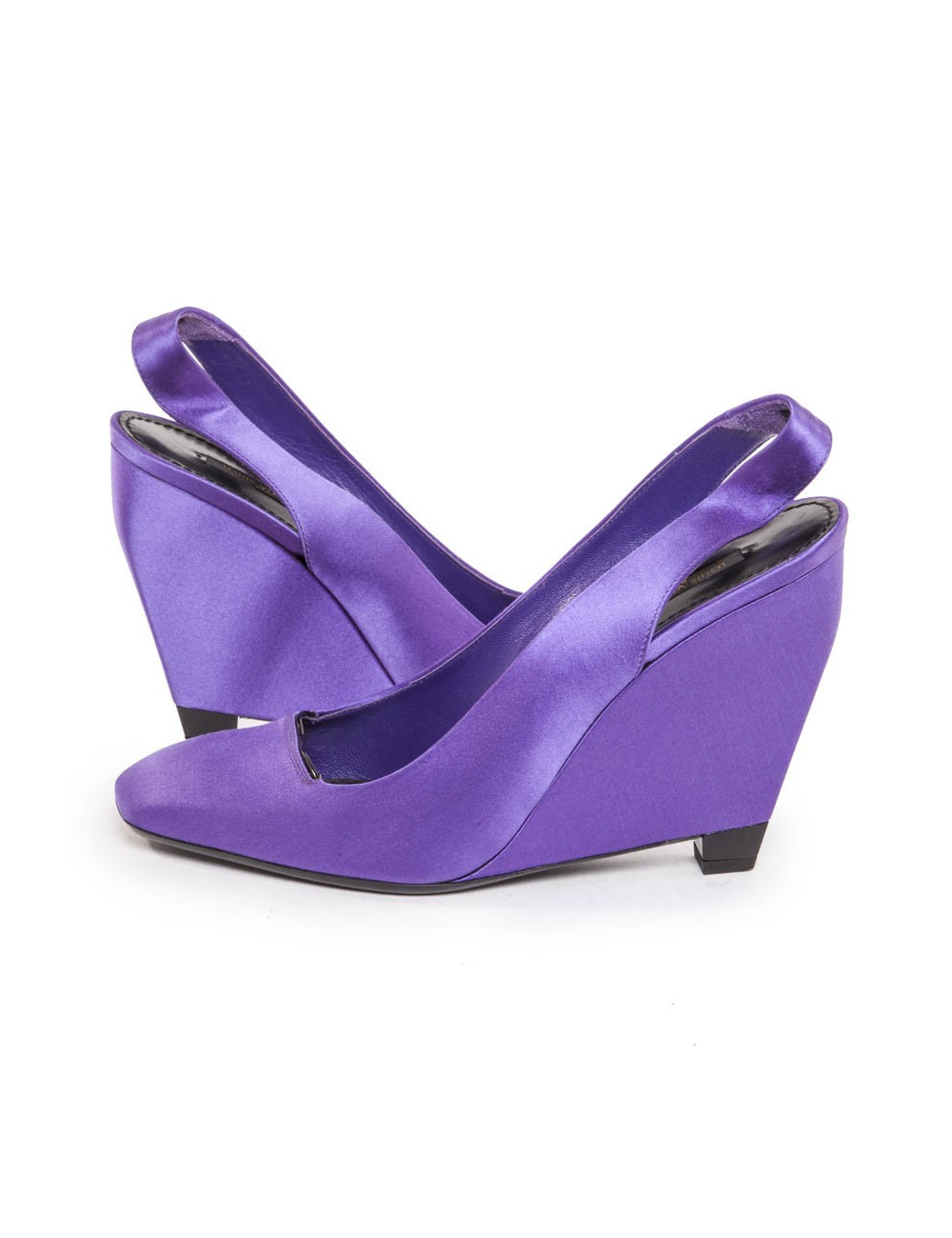 Escarpins LOUIS VUITTON T 40 satin duchesse violet