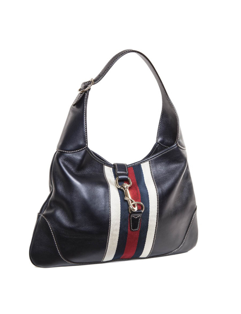 Sac GUCCI toile et cuir tricolore
