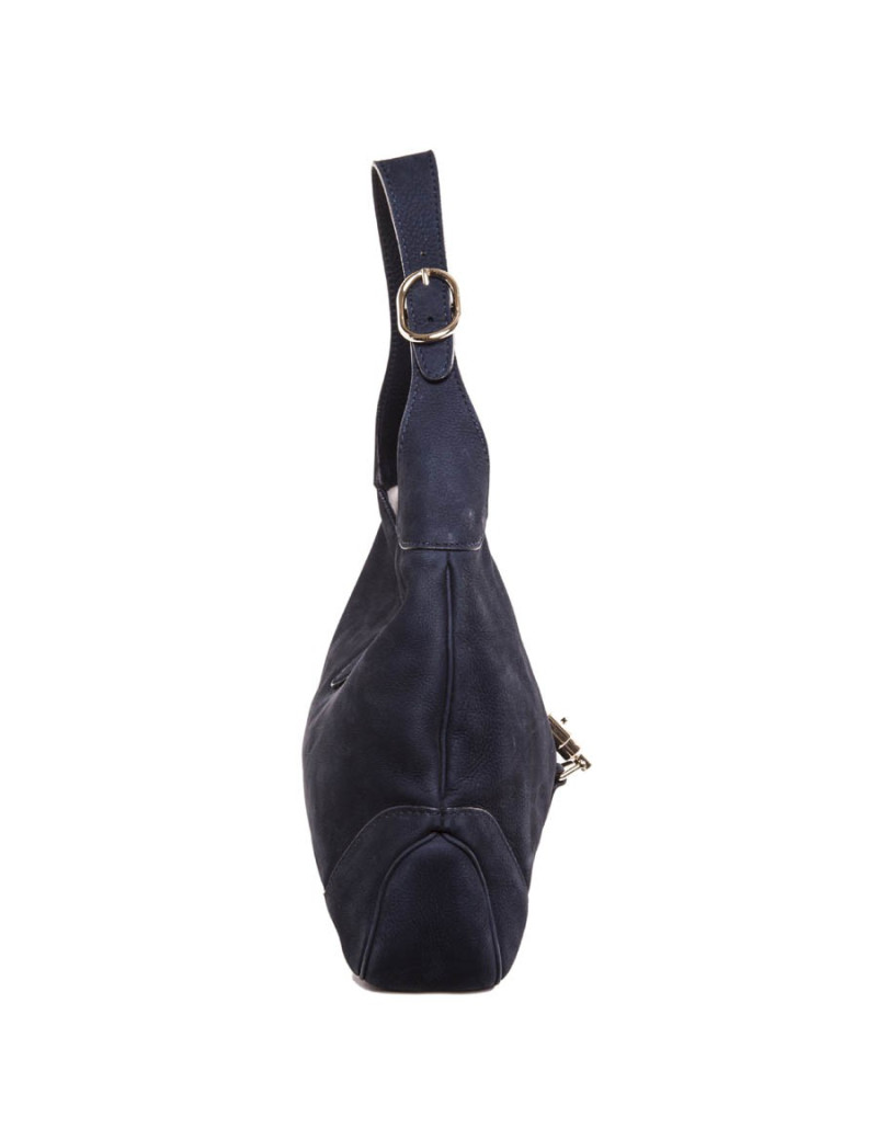 Sac GUCCI cuir mate bleu marine