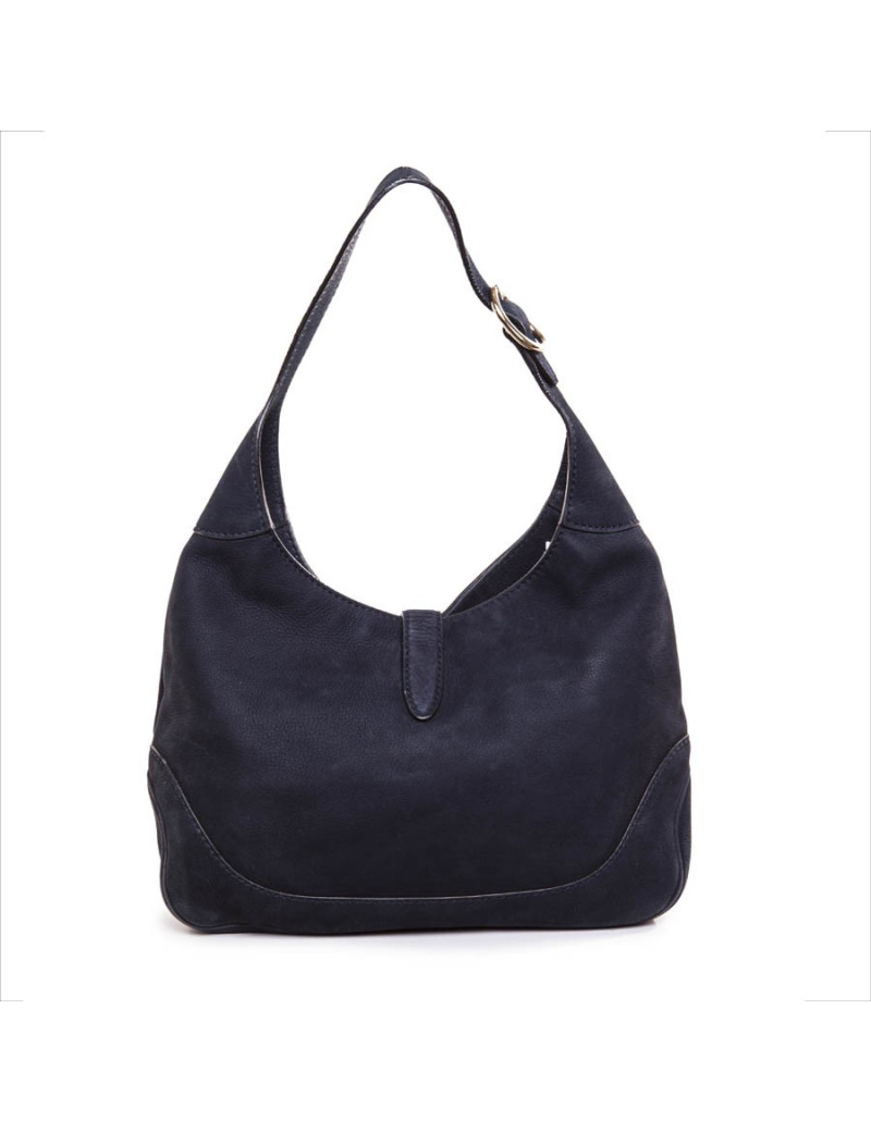 Sac GUCCI cuir mate bleu marine