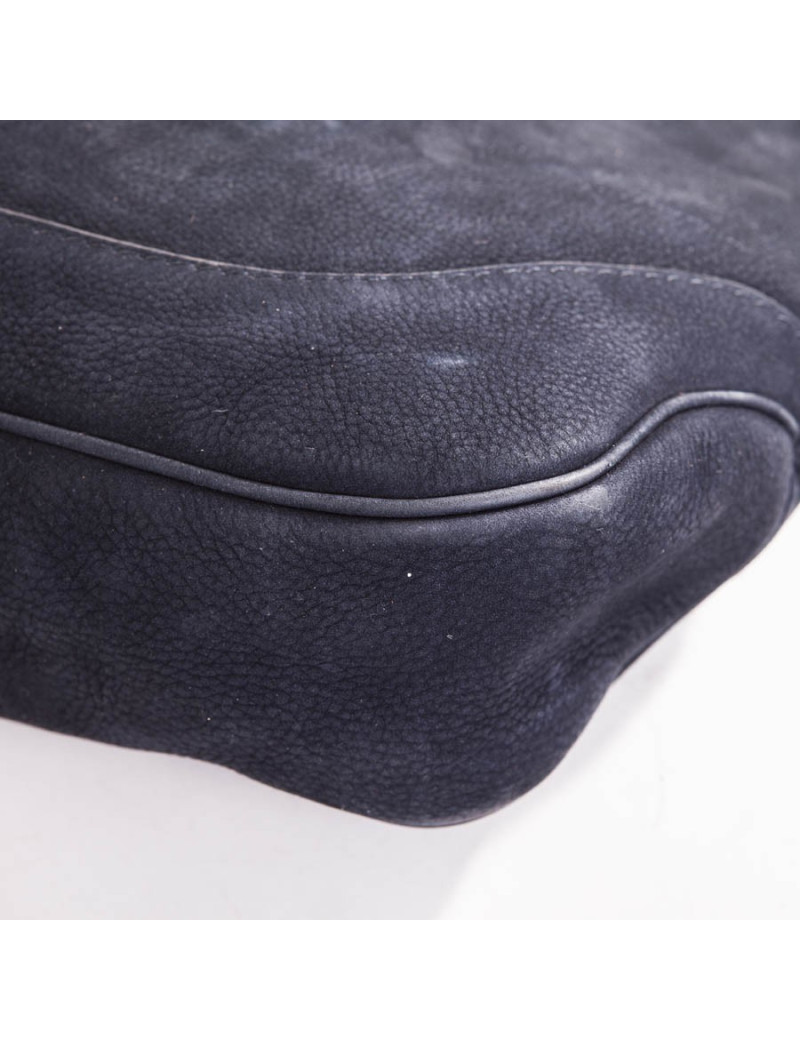 Sac GUCCI cuir mate bleu marine
