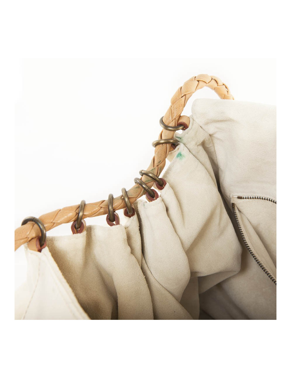 GIVENCHY Collector tote bag in beige canvas and leather