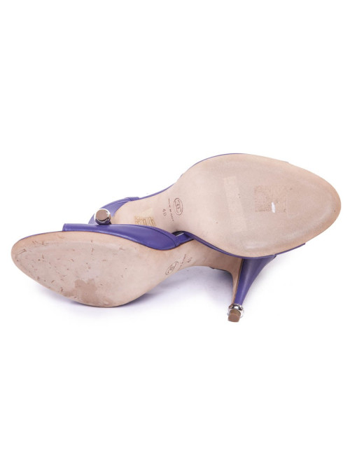 Escarpins CHANEL T 40 cuir violet
