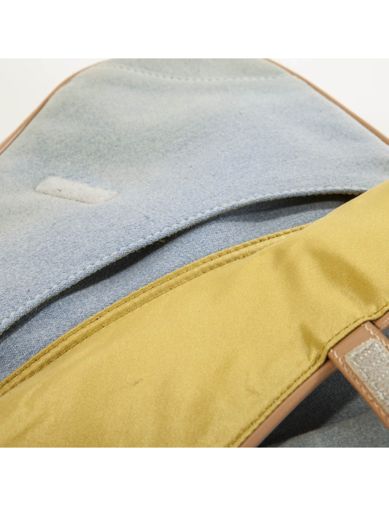 Sac saddle bowling DIOR Vintage jean bleu clair