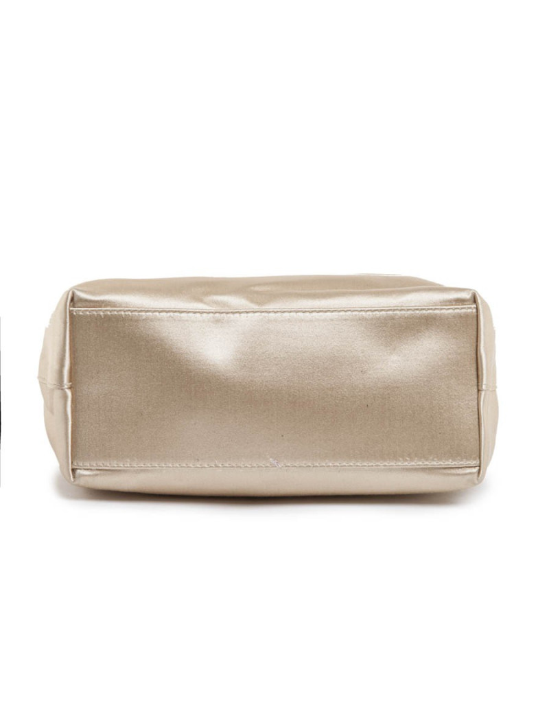 CHRISTIAN DIOR ivory Duchess satin bucket bag