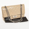 Jewelry beige patent leather CHANEL 2.55 bag money