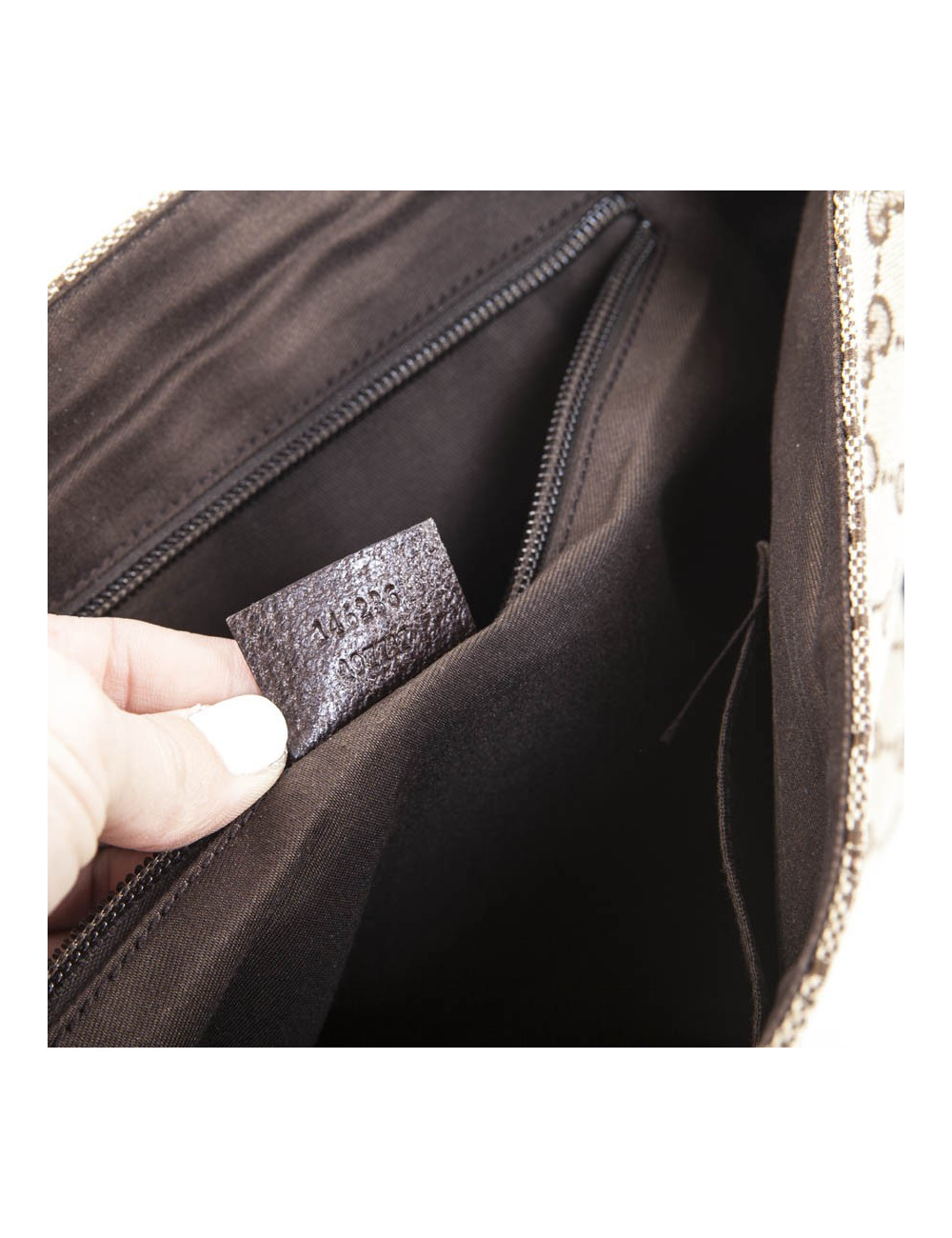 Sacoche GUCCI en toile monogram