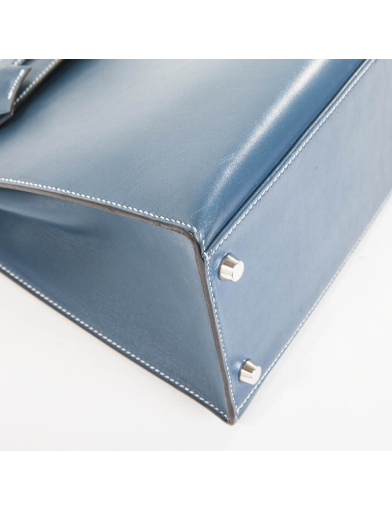 2 blue jean SADDLER HERMÈS Kelly bag