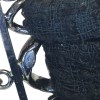 Manchette CHANEL "Paris-Edimbourg" en tweed noir, chaînes, perles et strass 