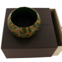 "Camouflage" LOUIS VUITTON Bangle green wood