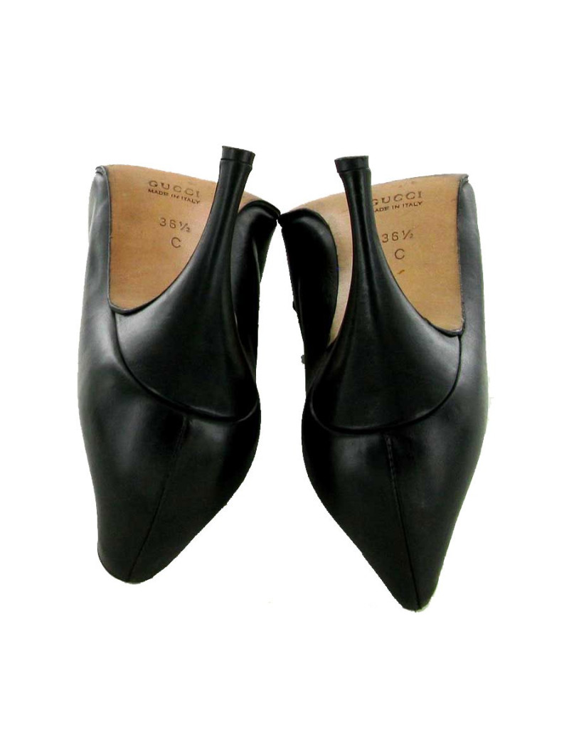 Pumps Gucci black leather 36.5