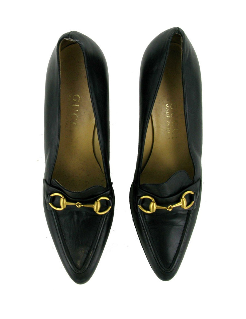 Pumps Gucci black leather 36.5