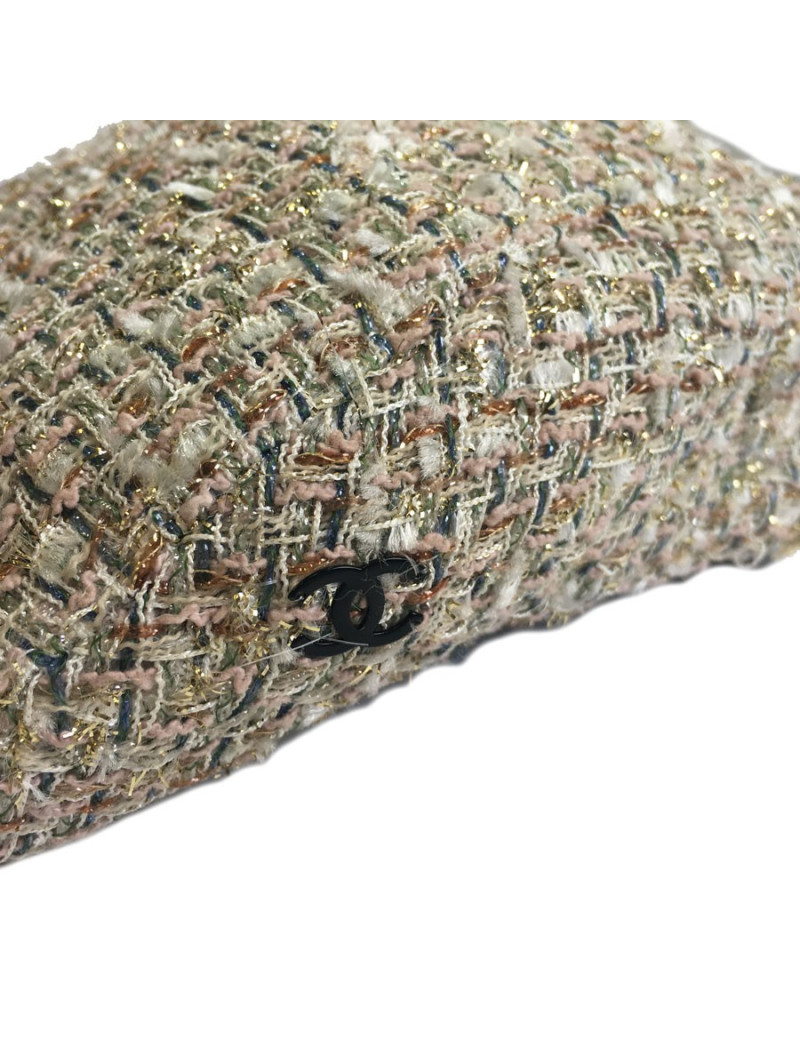 CHANEL size M tweed Cap