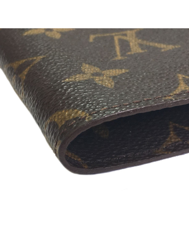 LOUIS VUITTON canvas coated monogrammed glasses case