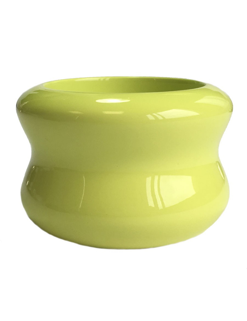 HERMES bracelet in  anise green lacquered wood