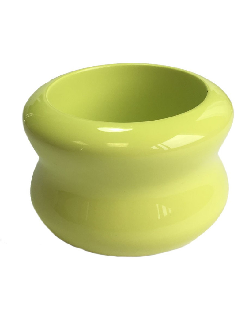 HERMES bracelet in  anise green lacquered wood