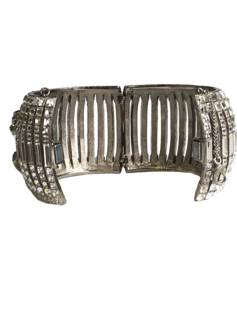 Manchette CHANEL Couture sertie de strass