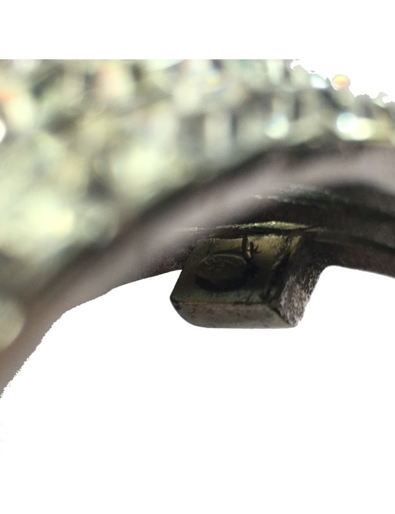 Manchette CHANEL Couture sertie de strass