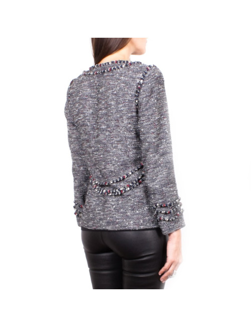 CHANEL T 38 en tweed jacket