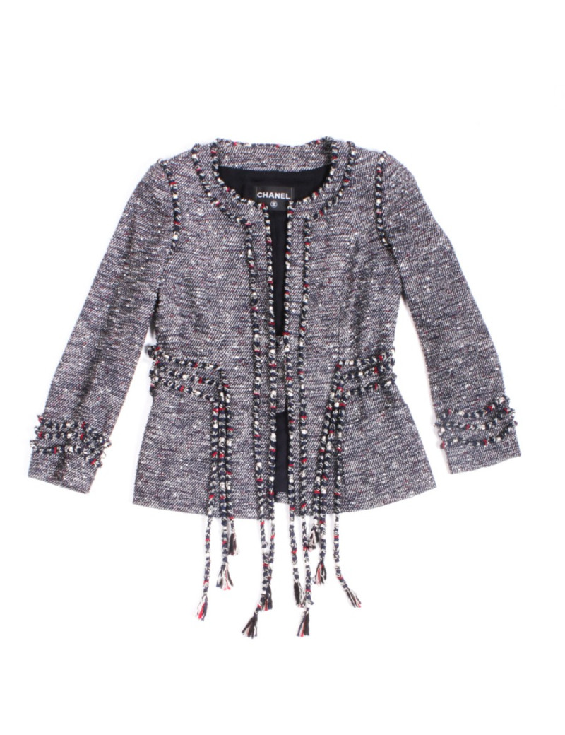CHANEL T 38 en tweed jacket