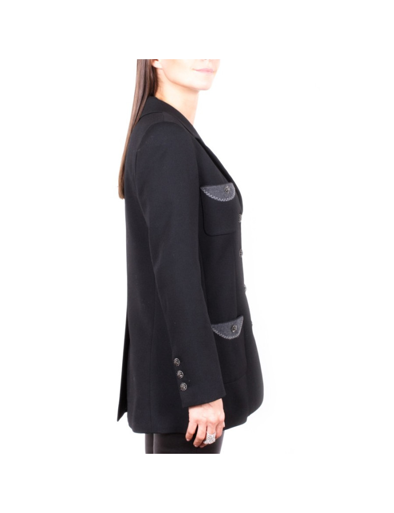Jacket in Black wool CHANEL T 40 EN