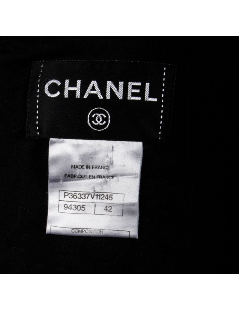 Robe CHANEL T 36  noire
