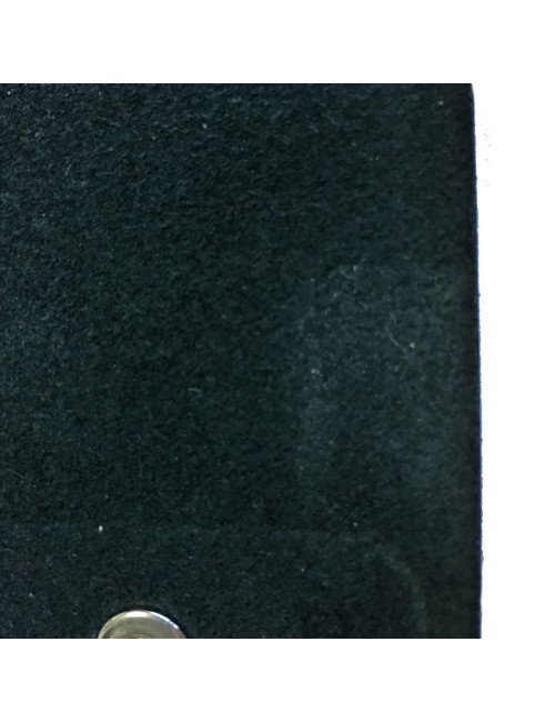 Couverture de cahier HERMES petit modèle en veau grainé noir