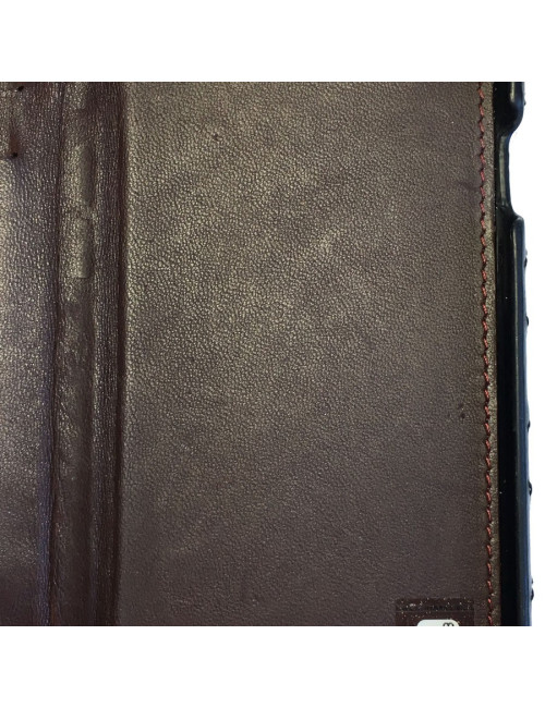 Etui  "Iphone 6" CHANEL en cuir matelassé noir