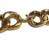 80's CHANEL chain belt in gilded metal