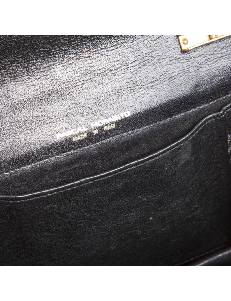 Pochette Pascal MORABITO en crocodile noir