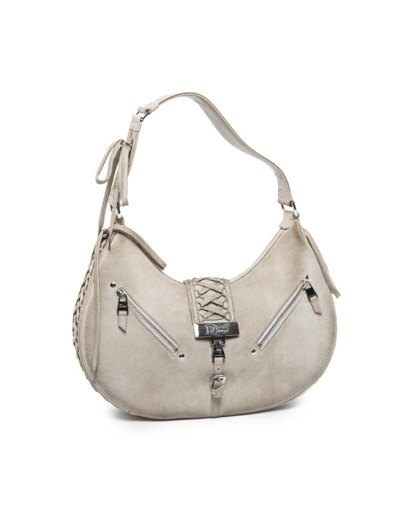 Sac CHRISTIAN DIOR suède beige