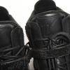 GIUSEPPE ZANOTTI T 39 leather and black rhinestone boots