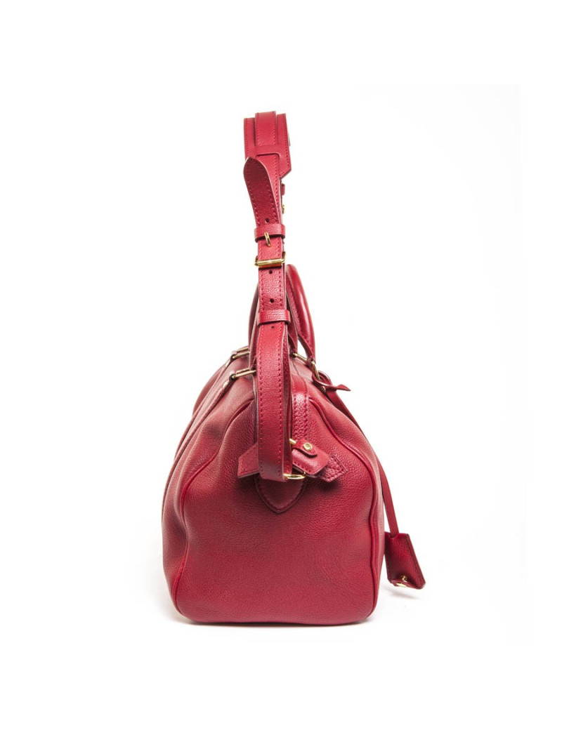 Sofia Coppola LOUIS VUITON bag in cherry soft grained calf leather