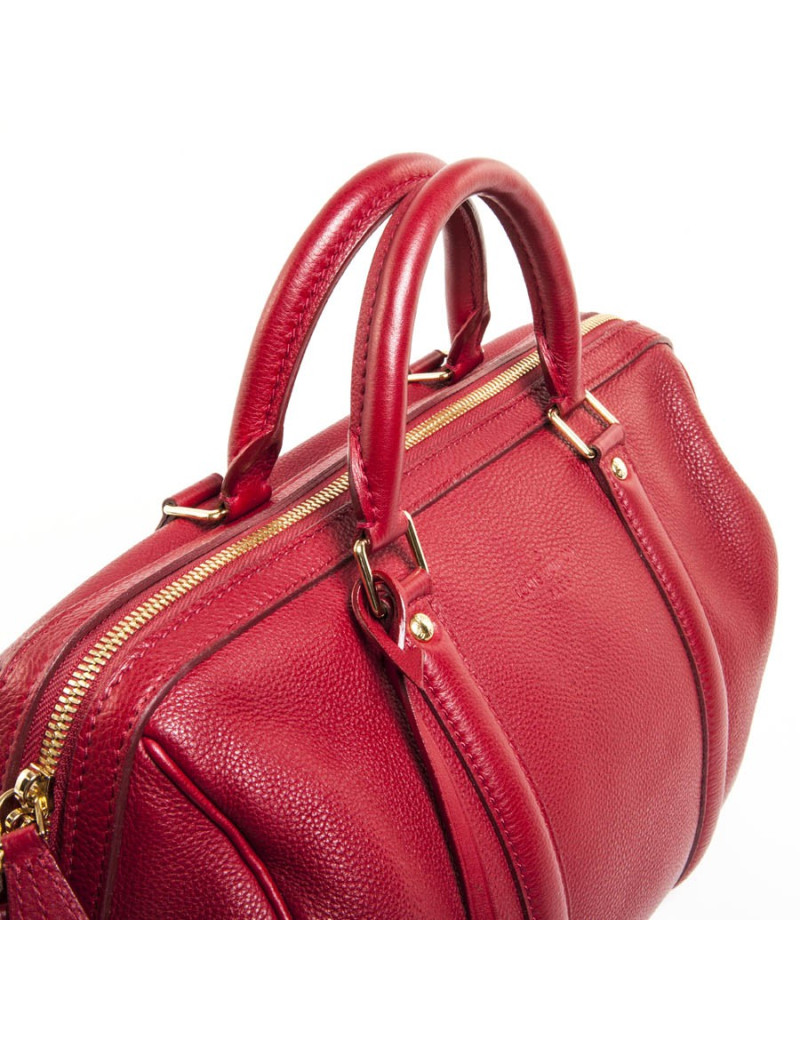 Sofia Coppola LOUIS VUITON bag in cherry soft grained calf leather