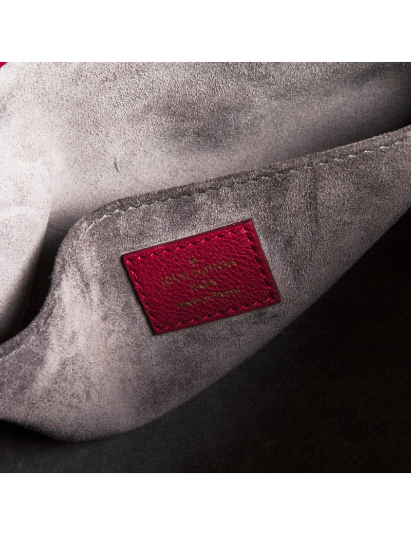 Sofia Coppola LOUIS VUITON bag in cherry soft grained calf leather