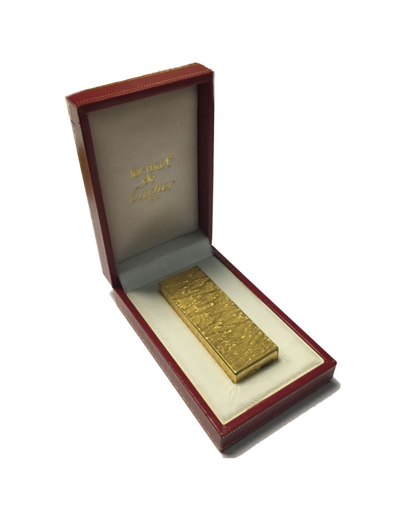 Briquet CARTIER plaqué or