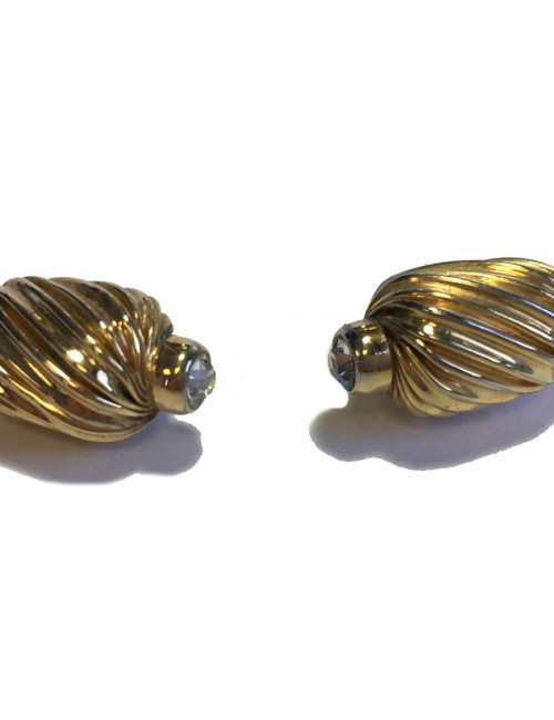 Collier CHRISTIAN DIOR Vintage en métal doré