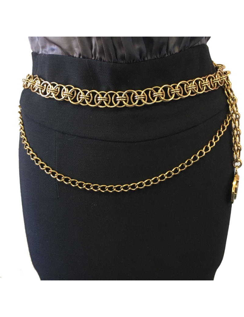 Ceinture sautoir GUCCI Vintage dorée