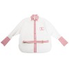 Shirt White CHANEL and double CC rose
