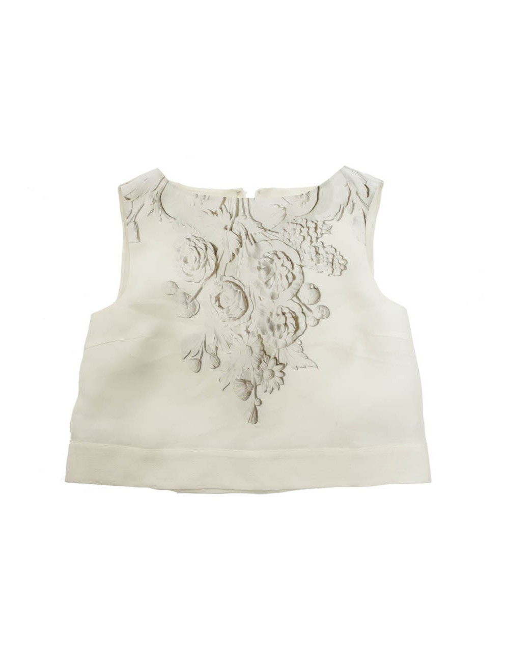 Top GIAMBATISTA VALLI White T 42 IT / EN 38