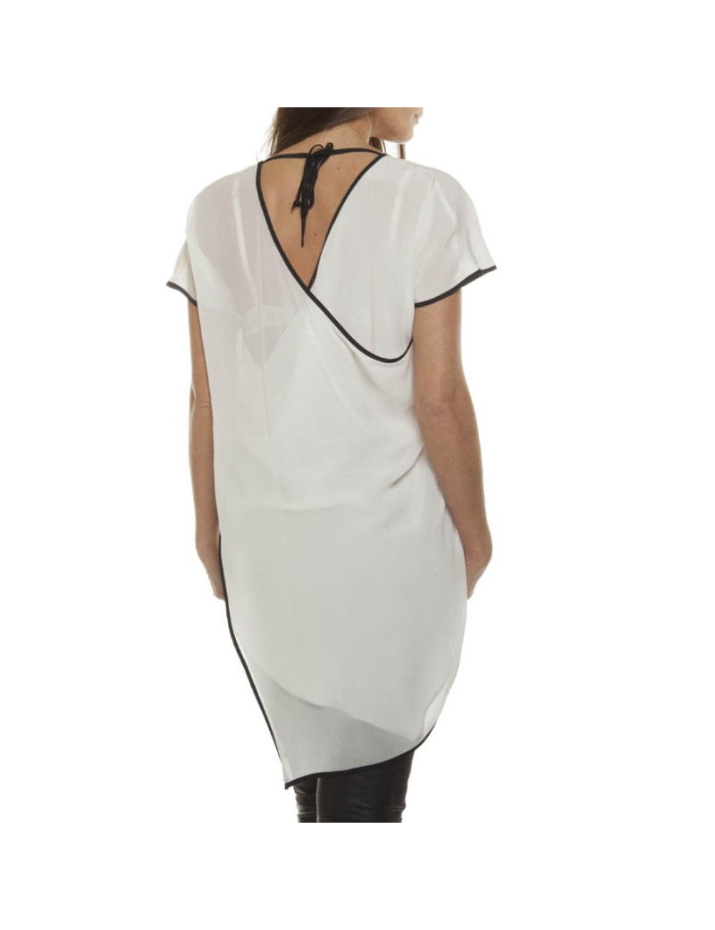 Chemisier GOLD HAWK taille 34 en soie blanc 